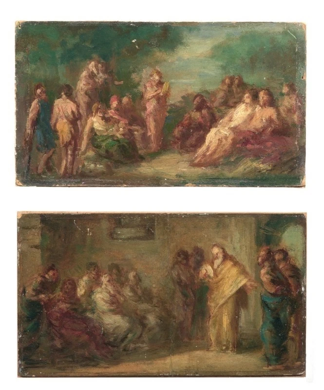 Giovanni Carnovali - 138, Scene storiche, bozzetti